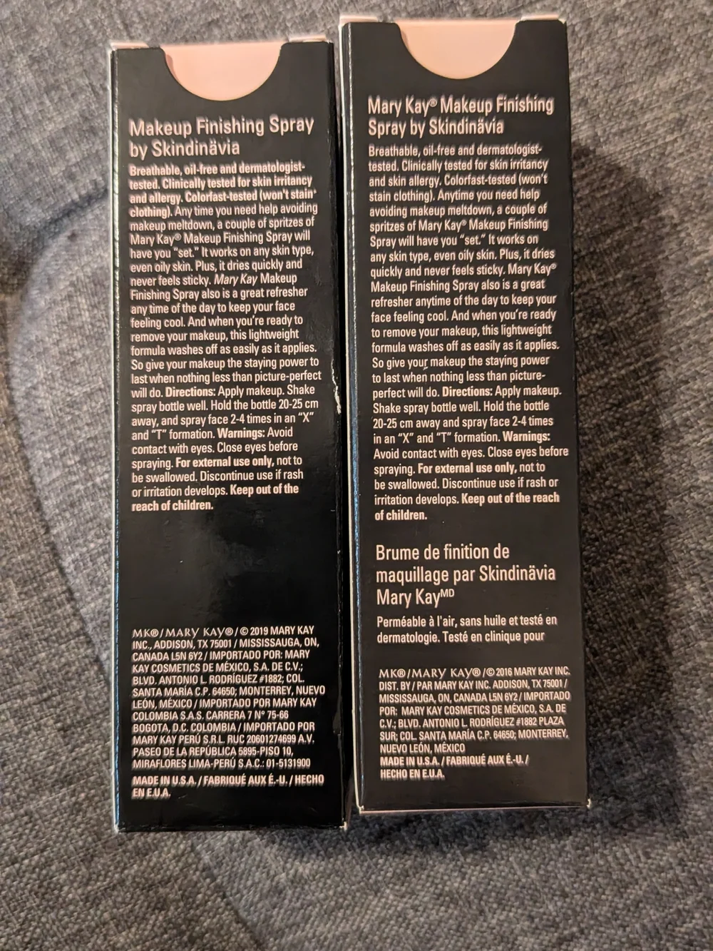 Mary Kay Set Of 2 Makeup Finishing Spray - 2016 And 2019 Collections